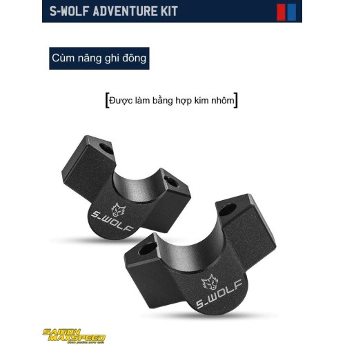 Gù Nâng Ghi Đông S-WOLF Honda ADV 350 (chính hãng) Gù Nâng Ghi Đông S-WOLF Honda ADV 350 (chính hãng)